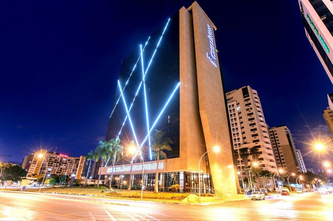 Cullinan Hplus Premium Brazíliaváros Kültér fotó The hotel at night